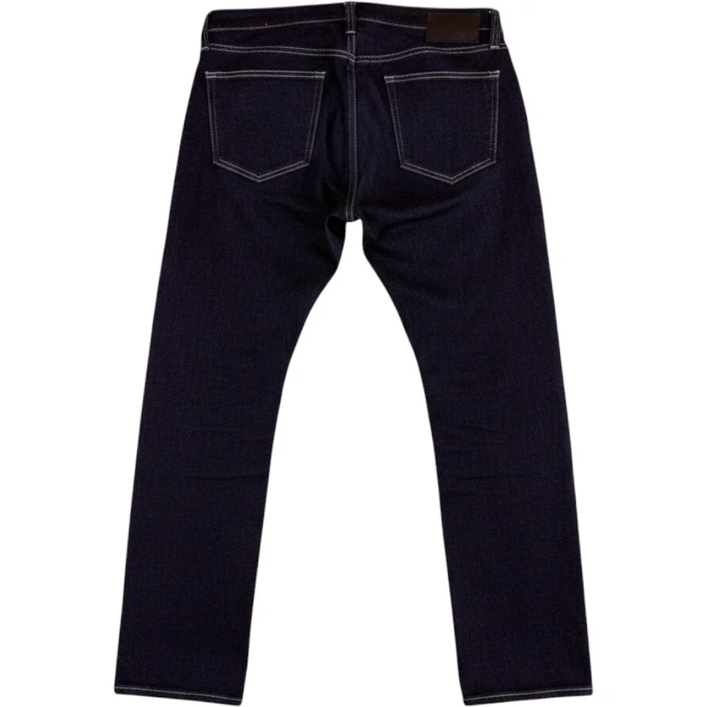 Mavi Marcus Jeans Mens 34x32 Dark Indigo Premium Slim Straight Selvedge Detail